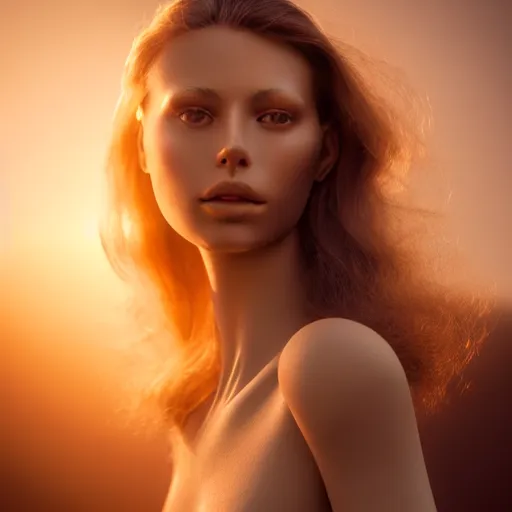 Prompt: photographic portrait of a stunningly beautiful female showroom dummy, in soft dreamy light at sunset, god rays, contemporary fashion shoot, by edward robert hughes, annie leibovitz and steve mccurry, david lazar, jimmy nelsson, breathtaking, 8 k resolution, extremely detailed, establishing shot, artistic, hyperrealistic, perfect face, octane render