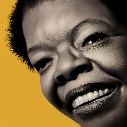 Prompt: studio portrait of maya angelou cosplay miles davis, absurdly beautiful, elegant, young sensual graceful, ultrafine hyperrealistic detailed face illustration by kim jung gi, irakli nadar, sharp focus, bright colors, matte, octopath traveler, final fantasy, unreal engine highly rendered, global illumination, radiant light, intricate environment