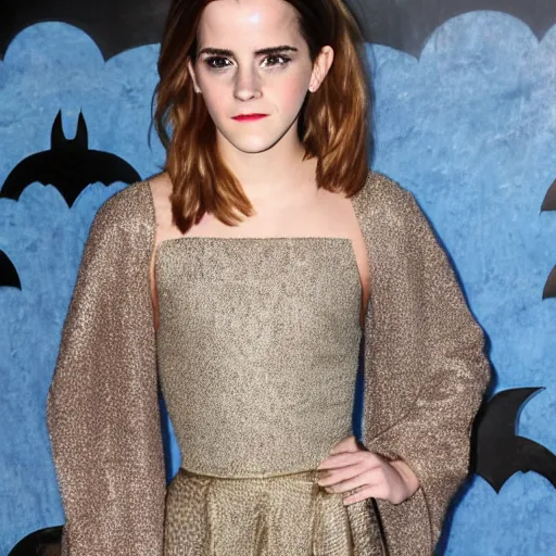 Image similar to Emma Watson as Batman