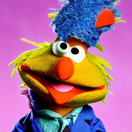 Image similar to Donald Trump as a Gorg, from tv show Fraggle Rock