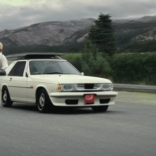Image similar to ye riding a toyota m30
