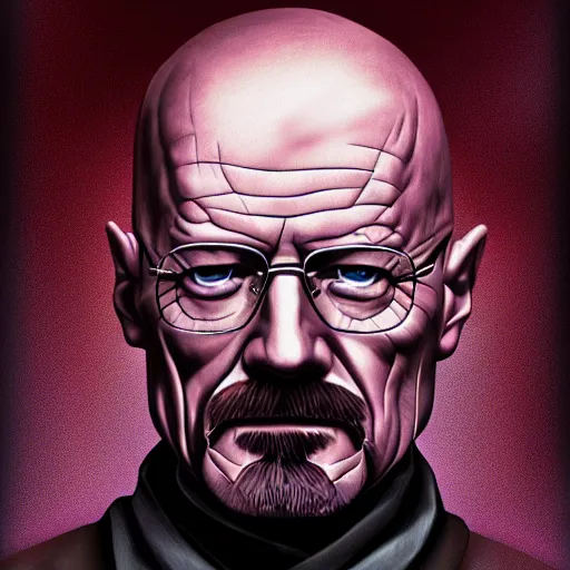 Prompt: Walter White as a sith lord, 4k digital art