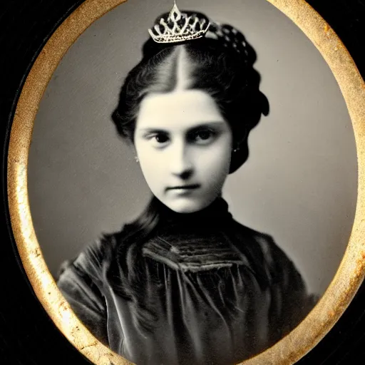 Image similar to clear photography of a beautiful princess, circa 1 8 5 8