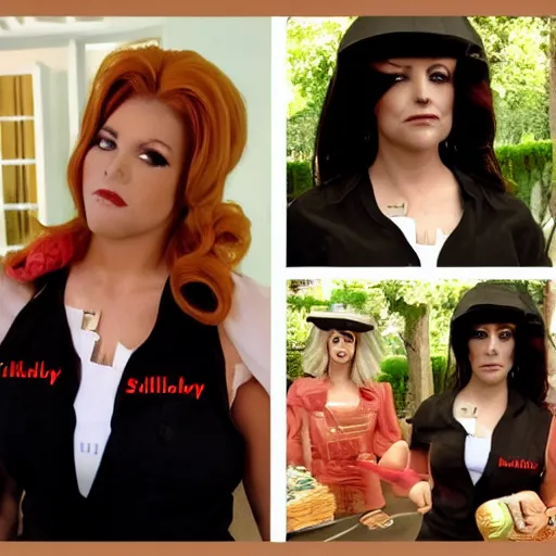 Image similar to jillian anderson as skully x - files as housewives from mars