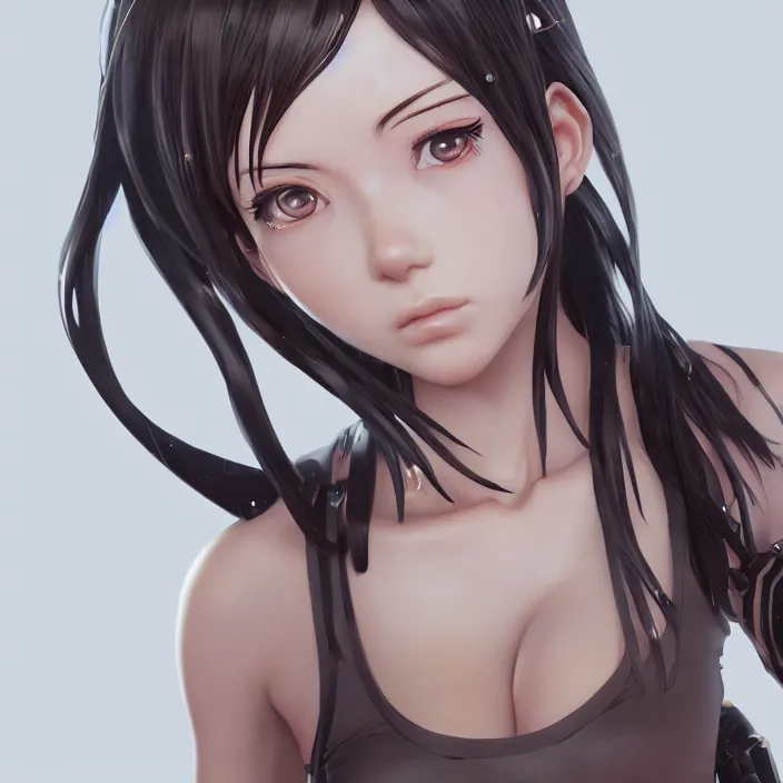 Prompt: female anime, au naturel, hyper detailed, digital art, trending in artstation, cinematic lighting, studio quality, smooth render, unreal engine 5 rendered, octane rendered