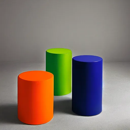 Image similar to the rainbow stool by tadao ando