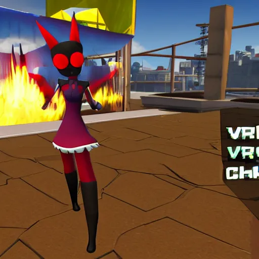 Prompt: vrchat screenshot