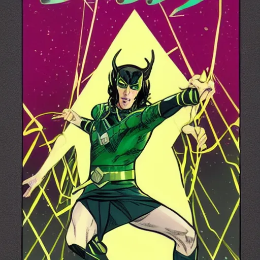 Image similar to @LeeGarbett, Loki: AoA image Bookplate edition loki god of stories lee garbett art commission nycc2019 agent of asgard al ewing