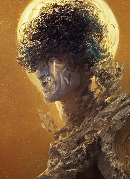 Prompt: high intricate painting of the sandman, glimmering, full shot, neil gaiman, maria panfilova, andrea savchenko, mike kime, ludovic plouffe, qi sheng luo, oliver cook, julian calle, eddie mendoza, trending on artstation