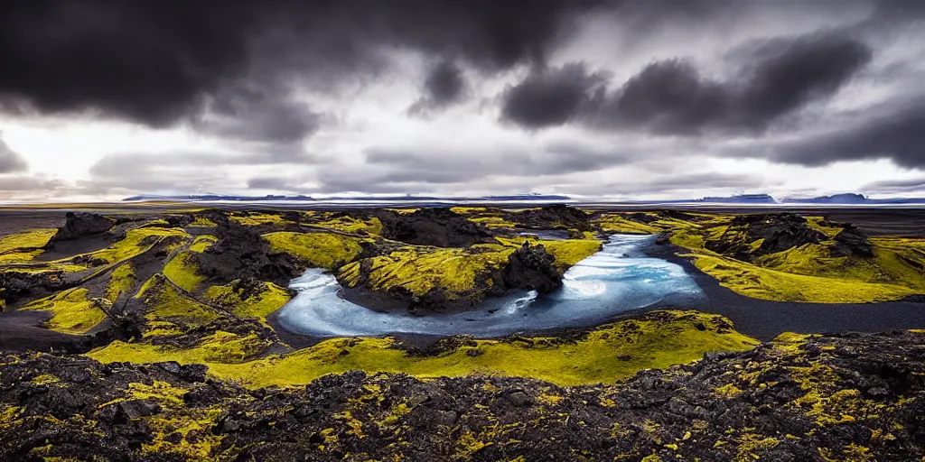 Prompt: iceland landscape photography by lurie belegurschi and gunnar freyr