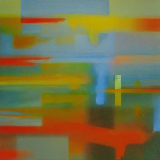 Image similar to painting by Gerhard Richter