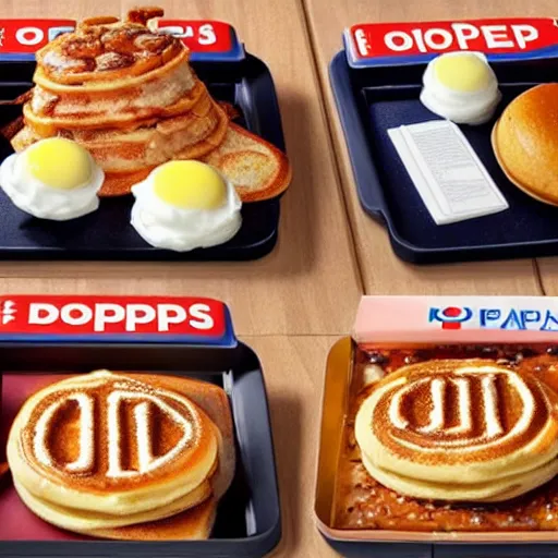 Image similar to IHOP's new Doom themed breakfast items