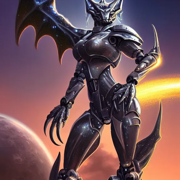 Image similar to giant stunning goddess shot, galactic sized beautiful hot anthropomorphic robot mecha female dragon, floating in space, larger than the planet, holding the earth in her hands, claws wrapped around earth, looming over earth, detailed sleek silver armor, sharp claws, epic proportions, epic scale, highly detailed digital art, sci fi, furry art, macro art, dragon art, goddess art, warframe fanart, destiny fanart, anthro, furry, giantess, macro, furaffinity, deviantart, 8k 3D realism