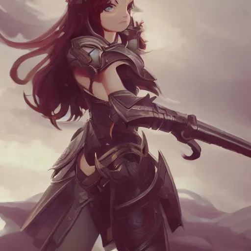 Image similar to dhamphir, artstation, character art, concept art, tyrant, style of makoto shinkai, style of raymond swanland, face, full body, plate armor, fantasy, highly detailed, digital art, female