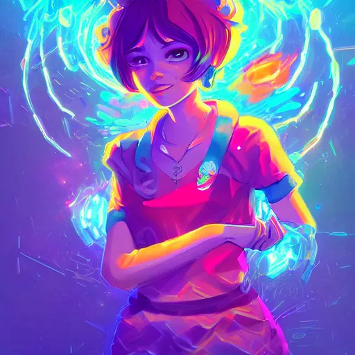 Image similar to skill magic deepdream radiating a glowing aura stuff loot legends stylized digital illustration video game icon artstation lois van baarle, ilya kuvshinov, rossdraws,