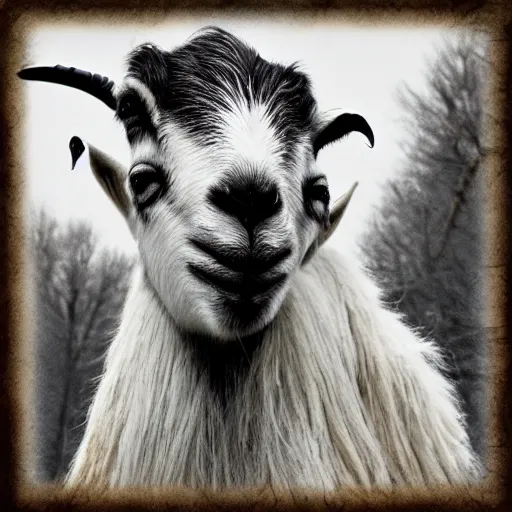 Image similar to horror goat