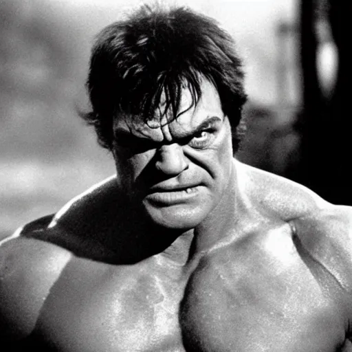 Prompt: jack Nicholson as Hulk