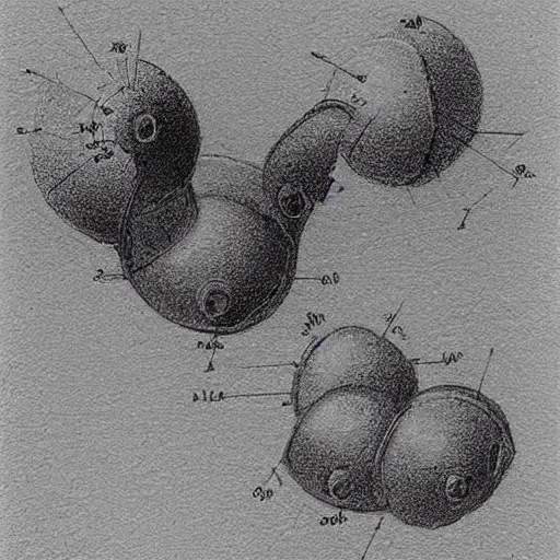 Prompt: pfas, scientific drawing