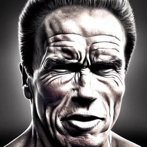 Image similar to I've discovered life, arnold schwarzenegger, ecstatic, infinite power, manic, perfect eyes, full body shot, chemical structures, atoms, molecules, portrait, energized face, noble, transformation, vivid colors, elegant, concept art, sharp focus, digital art, Hyper-realistic, 4K, Unreal Engine, Highly Detailed, HD, Dramatic Lighting by Brom, trending on Artstation