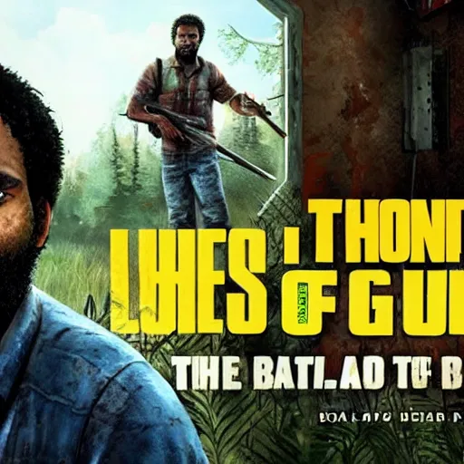 Prompt: donald glover as a character in the last of us