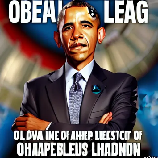 Prompt: Obama as a League of Legends champion