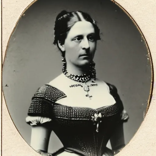 Image similar to photo of a 3 1 year old german queen, circa 1 8 6 5