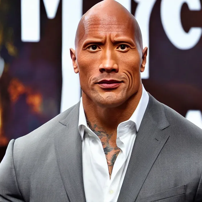 Prompt: dwayne johnson fighting crime, detailed sharp photo