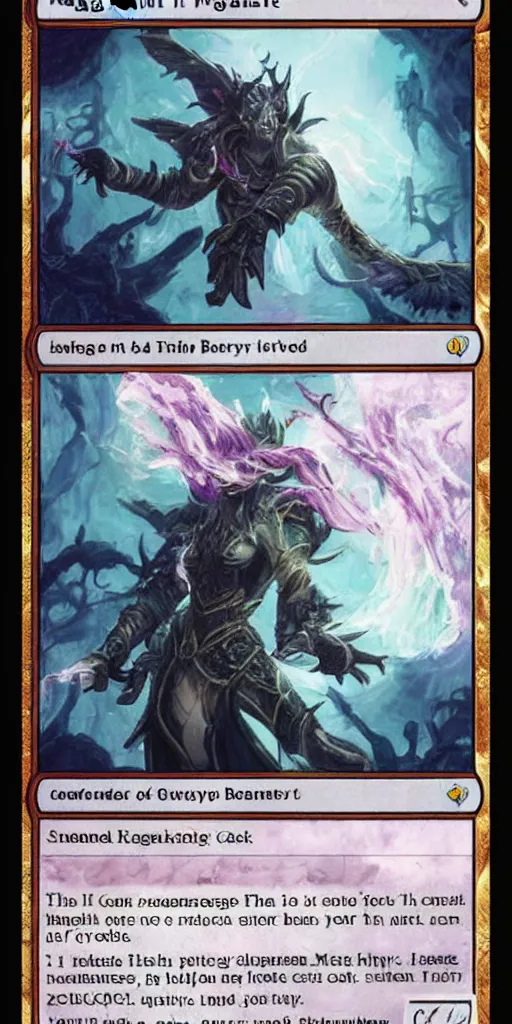 Image similar to magic the gathering card, new rarity, mtg art, fantasy