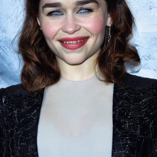 Image similar to emilia clarke in the style of arcane's netflix series