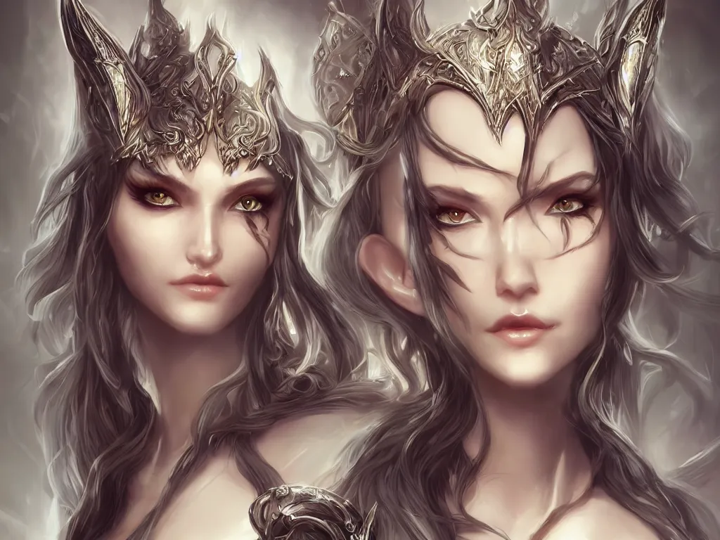 Image similar to an incredible alluring elven goddess with symetrical face by ross tran by weta digital