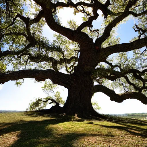 Prompt: oak tree, professional photography