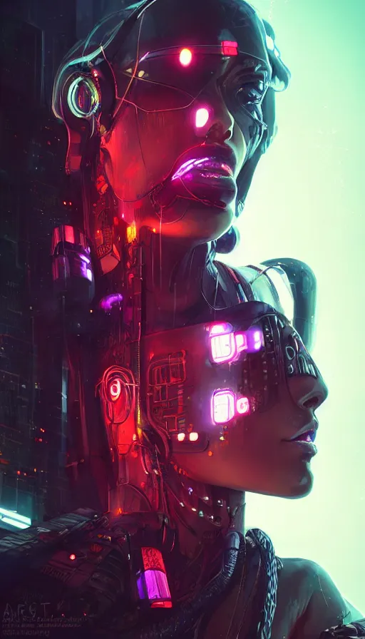 Prompt: I have no mouth and i want to scream, cyberpunk angry gorgeous goddess, alterd carbon, shot from a movie, neon, fibonacci, sweat drops, insane, intricate, highly detailed, digital painting, artstation, concept art, smooth, sharp focus, illustration, Unreal Engine 5, 8K, art by artgerm and greg rutkowski and alphonse mucha