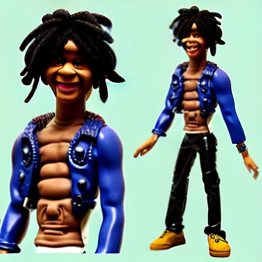 Prompt: swae lee, made of clay, as a claymation character