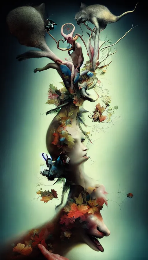 Image similar to the two complementary forces that make up all aspects and phenomena of life, by ryohei hase