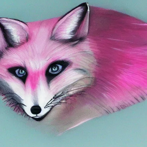 Image similar to pink fox