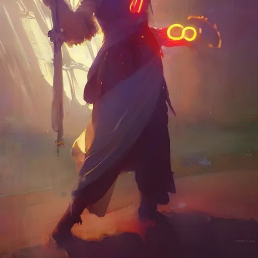 Prompt: a oil art portrait of young mage with neon magic in style of transistor character, character design from d & d, art by anders zorn, wonderful masterpiece by greg rutkowski, beautiful cinematic light, american romanticism by greg manchess, jessica rossier