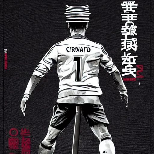 Prompt: Cristiano Ronaldo as samurai