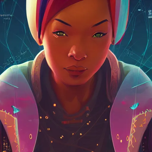 Image similar to a futuristic playing trading card info overlay afro futuristic border, vector behance hd jesper ejsing, rhads, makoto shinkai, lois van baarle, ilya kuvshinov, rossdraws, hd, 3 2 k, ilya kuvshinov, gustav klimt