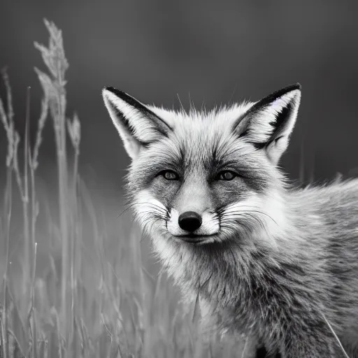 Prompt: fox in a field