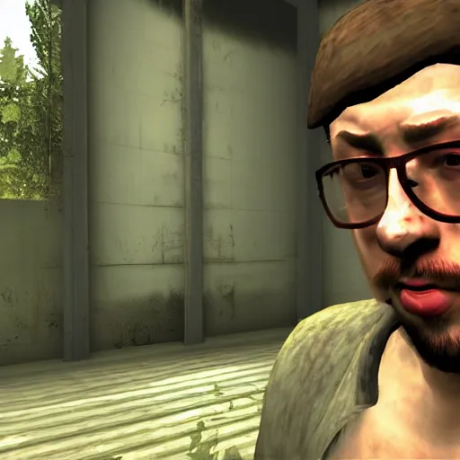 Image similar to sam hyde in l 4 d 2, game screenshot, intricate detail