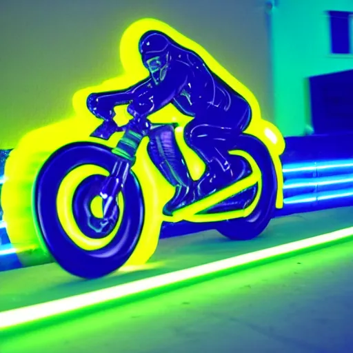 Image similar to neon rider