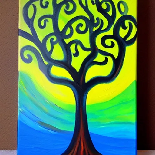 oil tree paint | Stable Diffusion | OpenArt