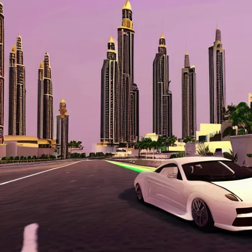 Image similar to gta : dubai, elegant