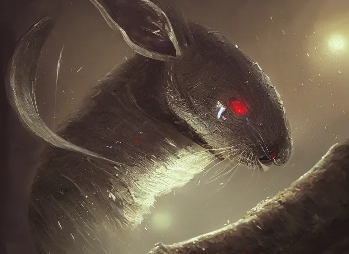 Image similar to ashigaru mouse, hard focus, art station, by jessica rossier and hr giger, cinematic