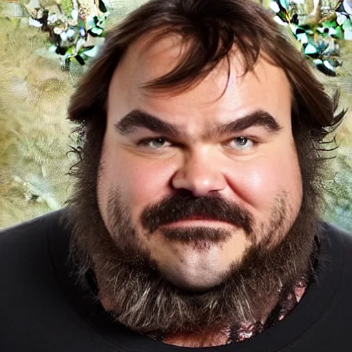 Image similar to jack black as a dwarf