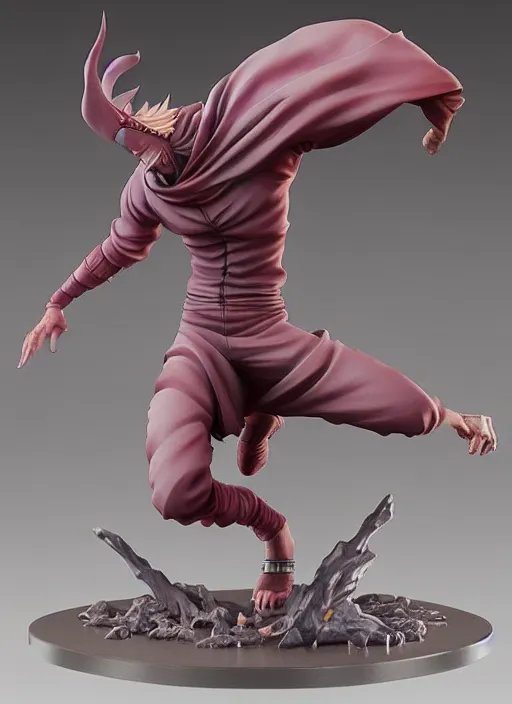 Prompt: naruto figurine, art by gerald brom, greg rutkowski and artgerm and james jean and zdzisław beksinski, unreal engine,