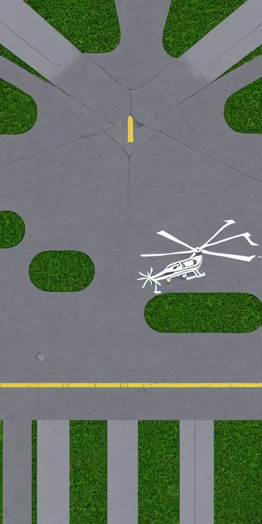 Prompt: sidewalk, realistic, helicopter perspective, deep perspective, wide angle, detailed,