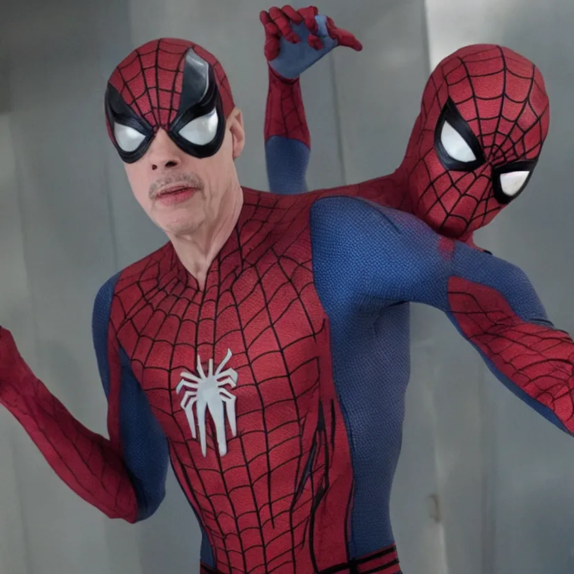 steve buscemi as spiderman in the avengers Stable Diffusion