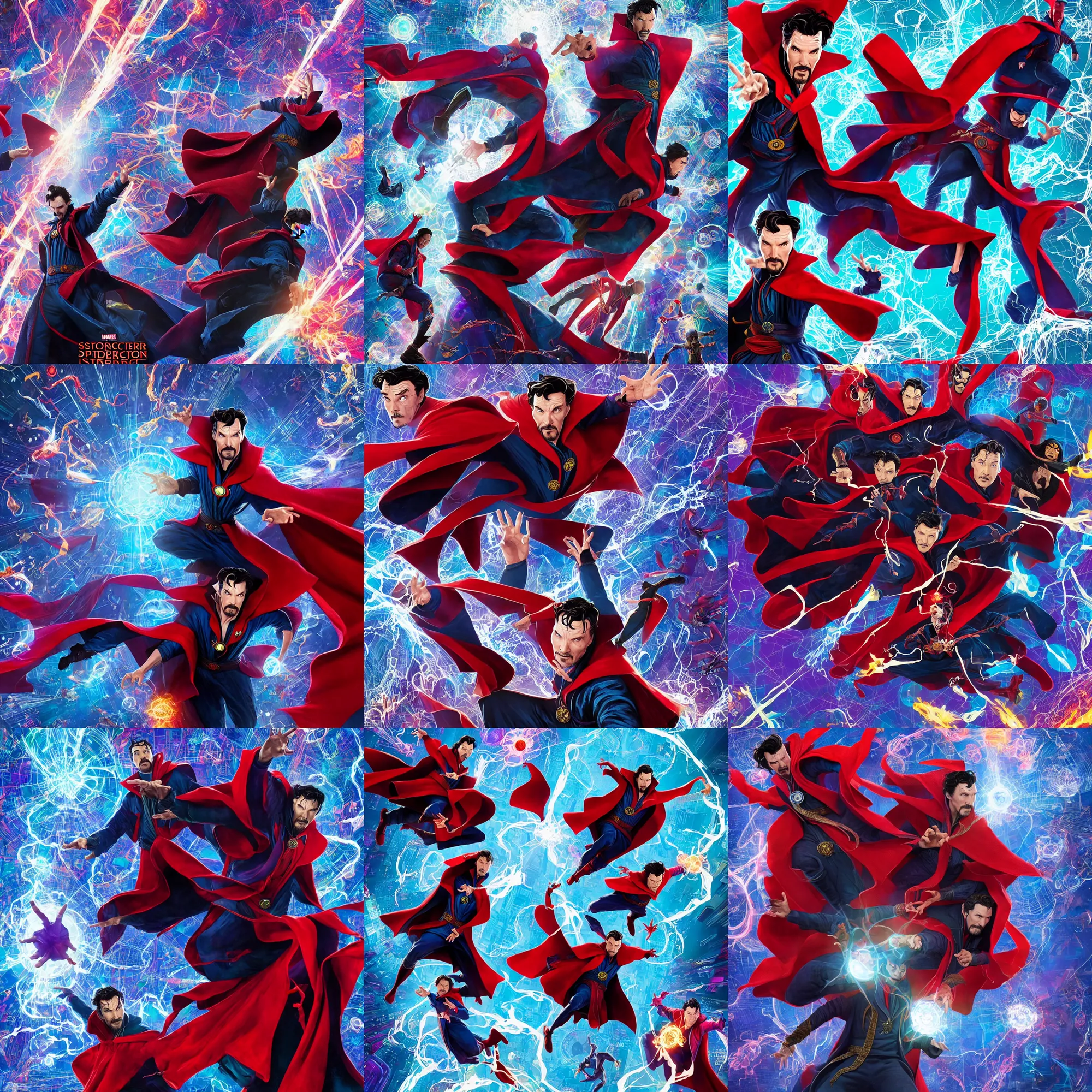 Prompt: Doctor Strange Into the Spider Verse