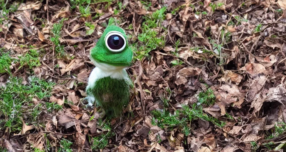 Prompt: pepe in the nature
